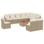 11-piece garden sofa set with beige synthetic rattan cushions by , Garden sets - Ref: Foro24-3256506, Price: 721,10 €, Discou...