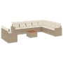 11-piece garden sofa set with beige synthetic rattan cushions by , Garden sets - Ref: Foro24-3256527, Price: 771,01 €, Discou...