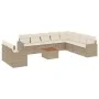 11-piece garden sofa set with beige synthetic rattan cushions by , Garden sets - Ref: Foro24-3256527, Price: 817,36 €, Discou...