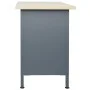 Werkbank aus schwarzem Stahl 120x60x85 cm von vidaXL, Arbeitstische - Ref: Foro24-145346, Preis: 401,74 €, Rabatt: %