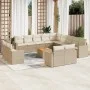 14-piece garden sofa set with beige synthetic rattan cushions by , Garden sets - Ref: Foro24-3256730, Price: 1,00 €, Discount: %