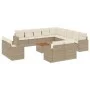 14-piece garden sofa set with beige synthetic rattan cushions by , Garden sets - Ref: Foro24-3256730, Price: 1,00 €, Discount: %