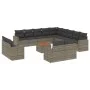 14-piece garden sofa set with gray synthetic rattan cushions by , Garden sets - Ref: Foro24-3256732, Price: 937,12 €, Discoun...