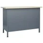 Werkbank aus schwarzem Stahl 120x60x85 cm von vidaXL, Arbeitstische - Ref: Foro24-145346, Preis: 401,74 €, Rabatt: %