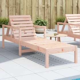 Douglas solid wood lounger 199.5x62x55 cm by , Loungers - Ref: Foro24-832541, Price: 98,76 €, Discount: %