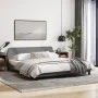 Bed frame with headboard light gray fabric 180x200 cm by , Beds and slatted bases - Ref: Foro24-373225, Price: 165,53 €, Disc...