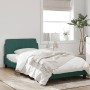 Dunkelgrüner Samtbettrahmen mit Kopfteil 100x200 cm von , Betten und Lattenroste - Ref: Foro24-373135, Preis: 97,90 €, Rabatt: %