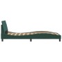 Dunkelgrüner Samtbettrahmen mit Kopfteil 100x200 cm von , Betten und Lattenroste - Ref: Foro24-373135, Preis: 97,90 €, Rabatt: %
