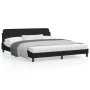 Bed frame with black fabric headboard 180x200 cm by , Beds and slatted bases - Ref: Foro24-373227, Price: 197,27 €, Discount: %