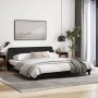 Bed frame with black fabric headboard 180x200 cm by , Beds and slatted bases - Ref: Foro24-373227, Price: 197,27 €, Discount: %