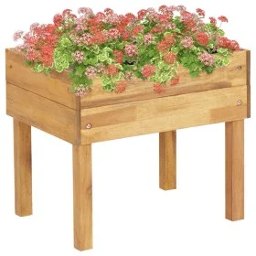 Raised planter made of solid acacia wood 50x40x45 cm by vidaXL, Pots and planters - Ref: Foro24-46585, Price: 56,47 €, Discou...