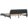Estructura cama con cabecero terciopelo gris oscuro 180x200 cm de , Camas y somieres - Ref: Foro24-373233, Precio: 191,12 €, ...
