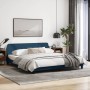 Bed frame with blue fabric headboard 180x200 cm by , Beds and slatted bases - Ref: Foro24-373231, Price: 188,98 €, Discount: %