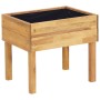 Erhöhtes Pflanzgefäß aus massivem Akazienholz 50x40x45 cm von vidaXL, Töpfe und Pflanzgefäße - Ref: Foro24-46585, Preis: 57,5...
