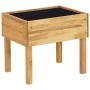 Jardinera elevada de madera maciza de acacia 50x40x45 cm de vidaXL, Maceteros y jardineras - Ref: Foro24-46585, Precio: 56,94...