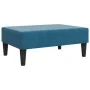 Blauer Samt-Fußhocker 77x55x31 cm von , Osmanen - Ref: Foro24-379556, Preis: 68,80 €, Rabatt: %