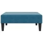 Blauer Samt-Fußhocker 77x55x31 cm von , Osmanen - Ref: Foro24-379556, Preis: 68,80 €, Rabatt: %