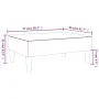 Blauer Samt-Fußhocker 77x55x31 cm von , Osmanen - Ref: Foro24-379556, Preis: 68,80 €, Rabatt: %