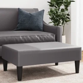 Grauer Fußhocker aus Kunstleder, 77x55x31 cm von , Osmanen - Ref: Foro24-379563, Preis: 69,66 €, Rabatt: %