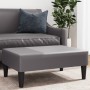 Grauer Fußhocker aus Kunstleder, 77x55x31 cm von , Osmanen - Ref: Foro24-379563, Preis: 81,78 €, Rabatt: %