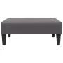 Reposapiés de cuero sintético gris 77x55x31 cm de , Otomanas - Ref: Foro24-379563, Precio: 69,66 €, Descuento: %