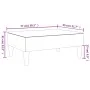 Reposapiés de cuero sintético gris 77x55x31 cm de , Otomanas - Ref: Foro24-379563, Precio: 69,66 €, Descuento: %