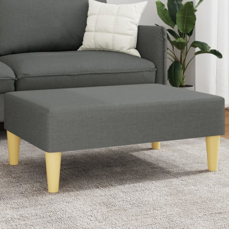 Fußhocker aus dunkelgrauem Stoff, 77 x 55 x 31 cm von , Osmanen - Ref: Foro24-379554, Preis: 57,61 €, Rabatt: %
