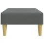 Fußhocker aus dunkelgrauem Stoff, 77 x 55 x 31 cm von , Osmanen - Ref: Foro24-379554, Preis: 56,93 €, Rabatt: %