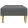 Fußhocker aus dunkelgrauem Stoff, 77 x 55 x 31 cm von , Osmanen - Ref: Foro24-379554, Preis: 57,61 €, Rabatt: %