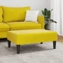 Reposapiés de terciopelo amarillo 77x55x31 cm de , Otomanas - Ref: Foro24-379561, Precio: 55,33 €, Descuento: %