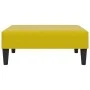Reposapiés de terciopelo amarillo 77x55x31 cm de , Otomanas - Ref: Foro24-379561, Precio: 55,33 €, Descuento: %