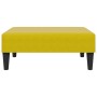 Yellow velvet footstool 77x55x31 cm by , Ottomans - Ref: Foro24-379561, Price: 55,96 €, Discount: %