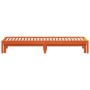 Trundle sofa bed solid wax brown pine wood 90x190 cm by , Beds and slatted bases - Ref: Foro24-844404, Price: 130,67 €, Disco...