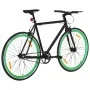 Black and green fixed gear bike 700c 55 cm by , bikes - Ref: Foro24-92256, Price: 279,79 €, Discount: %