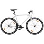 Schwarz-weißes Fixed-Gear-Fahrrad 700c 59 cm von , Fahrräder - Ref: Foro24-92263, Preis: 343,33 €, Rabatt: %
