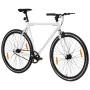 Schwarz-weißes Fixed-Gear-Fahrrad 700c 59 cm von , Fahrräder - Ref: Foro24-92263, Preis: 337,26 €, Rabatt: %
