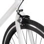Bicicleta de piñón fijo blanco y negro 700c 59 cm de , Bicicletas - Ref: Foro24-92263, Precio: 343,33 €, Descuento: %