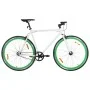 White and green fixed gear bicycle 700c 55 cm by , bikes - Ref: Foro24-92268, Price: 278,18 €, Discount: %