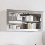 Küchenwandschrank mit Edelstahlregal von , Lebensmittelbehälter - Ref: Foro24-376444, Preis: 128,45 €, Rabatt: %