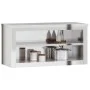 Küchenwandschrank mit Edelstahlregal von , Lebensmittelbehälter - Ref: Foro24-376444, Preis: 128,45 €, Rabatt: %