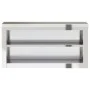 Armario de pared de cocina con estante acero inoxidable de , Recipiente para comida - Ref: Foro24-376444, Precio: 128,45 €, D...