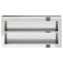 Küchenwandschrank mit Edelstahlregal von , Lebensmittelbehälter - Ref: Foro24-376444, Preis: 130,55 €, Rabatt: %