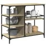 Carrito de cocina madera ingeniería roble Sonoma 100x45x89,5 cm de , Carros de cocina y comedor - Ref: Foro24-842382, Precio:...
