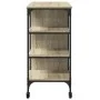 Carrito de cocina madera ingeniería roble Sonoma 100x45x89,5 cm de , Carros de cocina y comedor - Ref: Foro24-842382, Precio:...