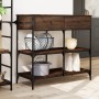 Küchenwagen aus eichenbraunem Holzwerkstoff, 105 x 42 x 95 cm von , Küchen- und Speisewagen - Ref: Foro24-842380, Preis: 130,...