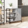 Küchenwagen aus grauem Sonoma-Holz, 87,5 x 38,5 x 84,5 cm von , Küchen- und Speisewagen - Ref: Foro24-842389, Preis: 120,03 €...