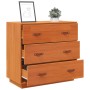 Wax brown solid pine wood sideboard 80x40x75 cm by , Sideboards - Ref: Foro24-844471, Price: 114,22 €, Discount: %