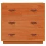 Wachsbraunes Sideboard aus massivem Kiefernholz, 80 x 40 x 75 cm von , Sideboards - Ref: Foro24-844471, Preis: 112,95 €, Raba...