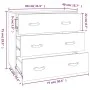 Wachsbraunes Sideboard aus massivem Kiefernholz, 80 x 40 x 75 cm von , Sideboards - Ref: Foro24-844471, Preis: 112,95 €, Raba...