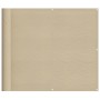 Balkonschirm 100 % Polyester Oxford beige 90x800 cm von , Sonnenschirme - Ref: Foro24-4000180, Preis: 42,07 €, Rabatt: %